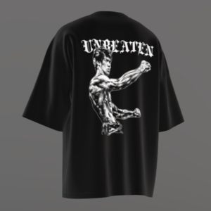 Bruce Lee : The Unbeaten Black Oversized T Shirt