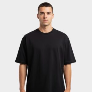 Black : Unisex Oversized T-shirt