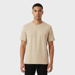 Beige : Unisex Regular T-shirt
